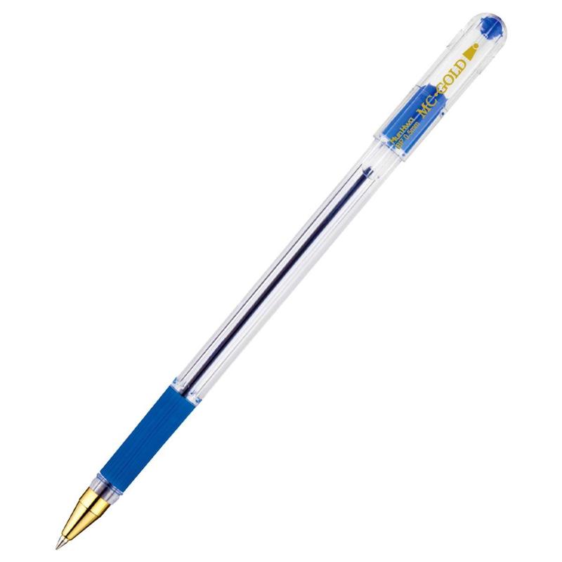 Ручка шариковая  MUNHWA MC-Gold 0,5мм синяя