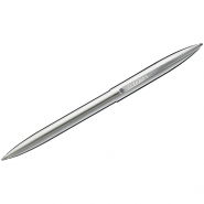 Ручка шариковая LUXOR Dyna 1мм,автоматическая,корпус хром 