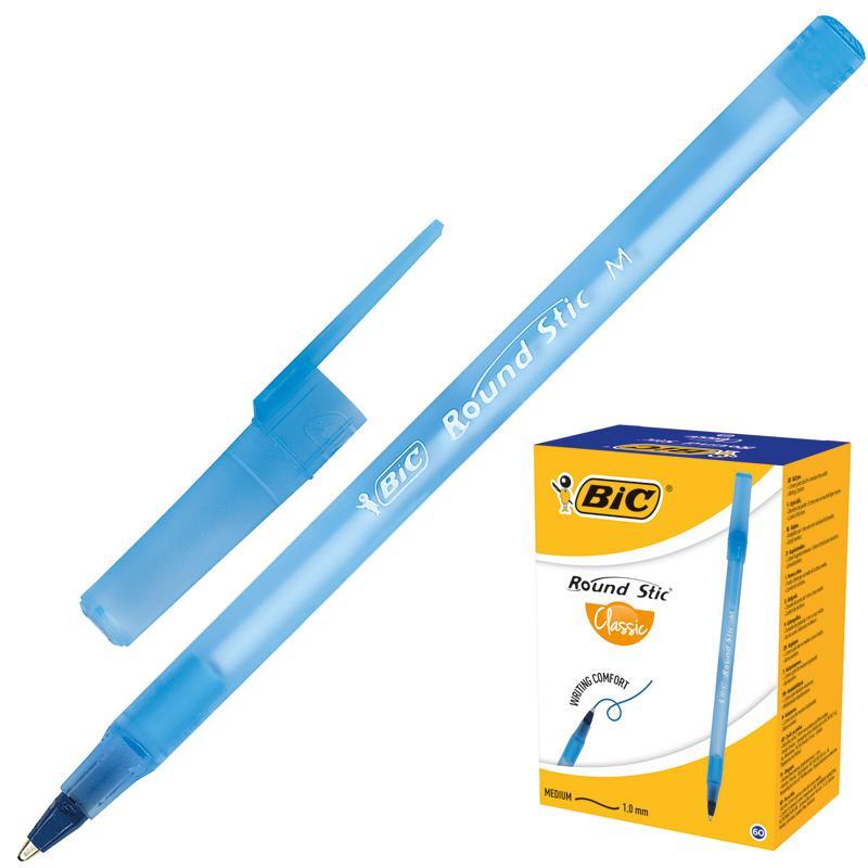 Ручка шариковая BIC Раунд Стик,0,4мм синяя