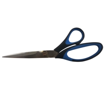 Ножницы 22.0 см DOLCE COSTO, ручки с резиновыми вставками,синие