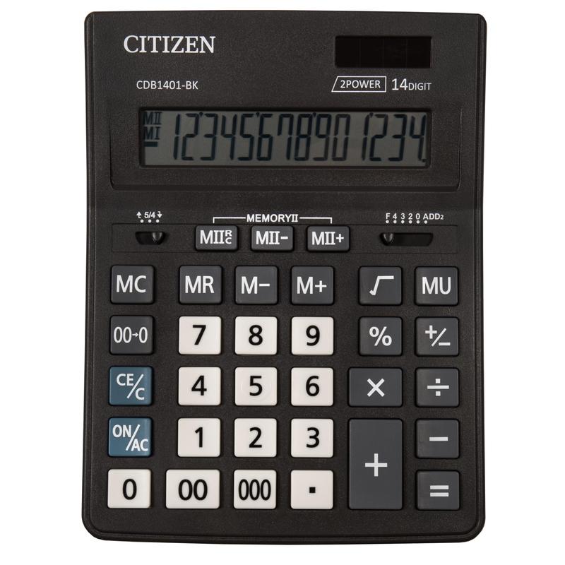 Калькулятор CITIZEN 1401 14 разр.