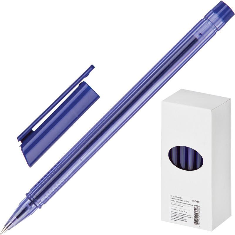 Ручка шариковая  ATTASHE Atlantic,треугольный корпус,синяя