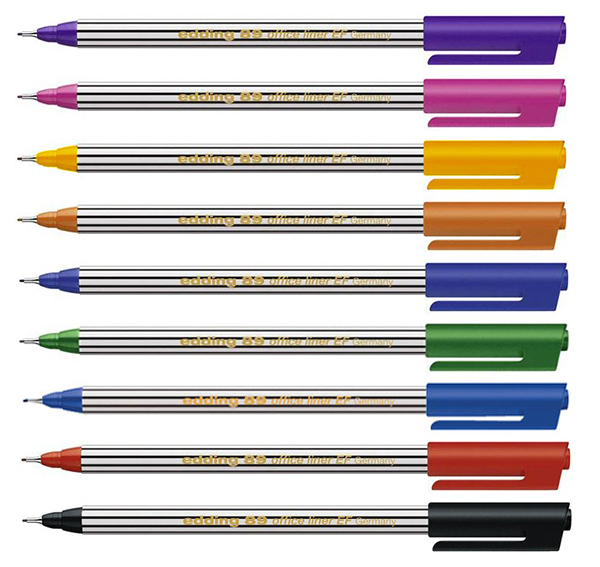 Ручка капиллярная EDDING E-89 0,3мм.зеленая
