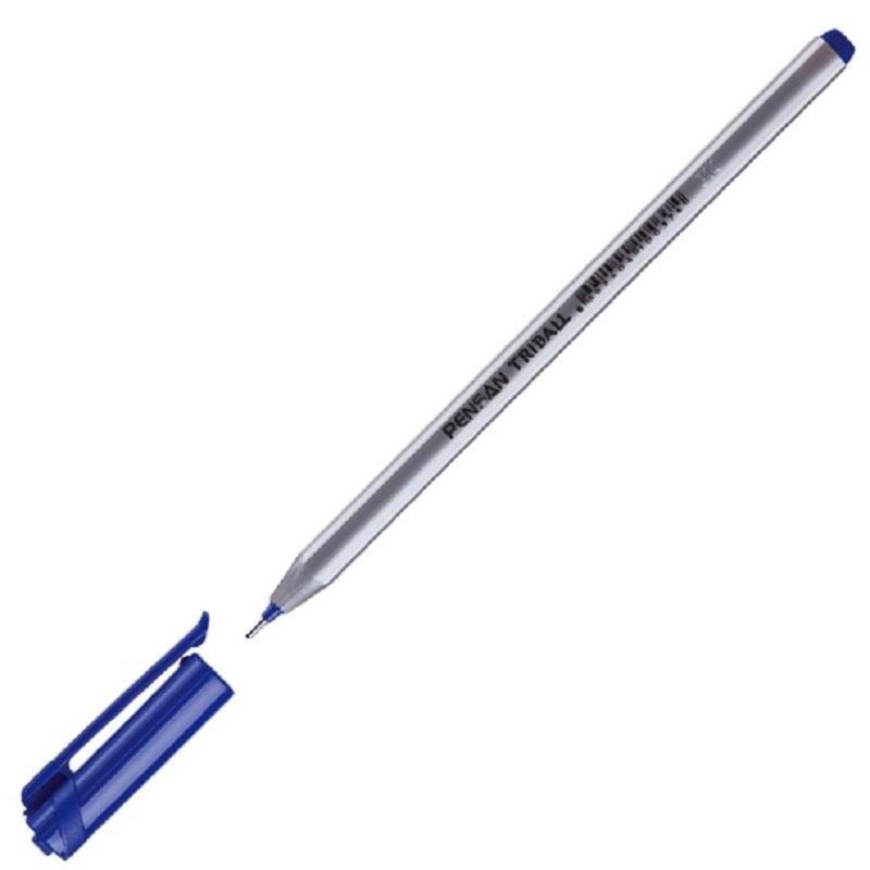 Ручка шариковая PENSAN Triball 1мм,синяя 1003
