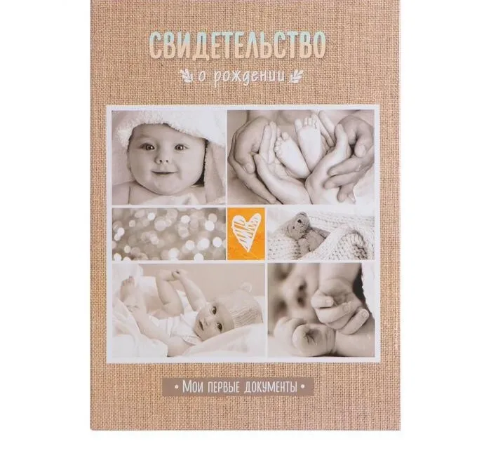 Обложка для Свидетельство о рождении А4"Мои первые документы21,5*26,2см 