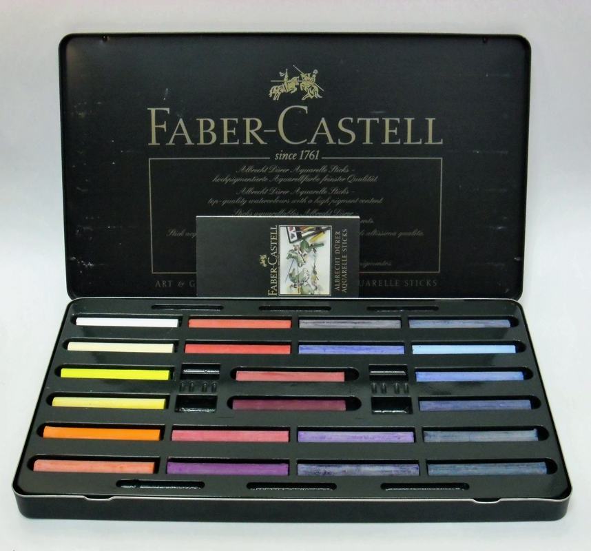 Набор FABER CASTELL Акварельные мелки 50цветов,в металлической коробке 127550