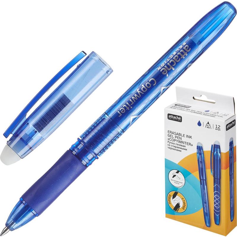 Ручка стираемая гелевая ATTACHE  Selection. синяя  