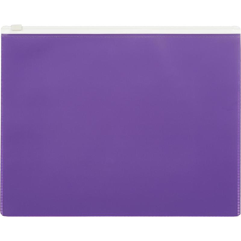 Папка конверт на молнии А5  ATTACHE Color.фиолетовый