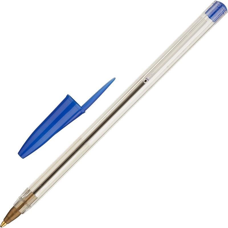 Ручка шариковая DOLCE COSTO прозрачный корпус синяя1мм 