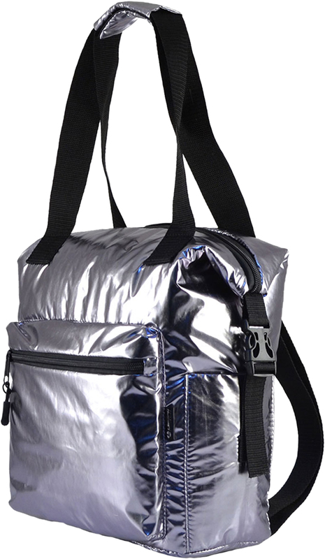Сумка-рюкзак LAMARK 280*310*130мм ,1отдел,3кармана,ткань Космос серебро
