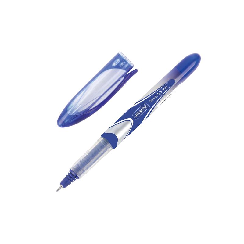 Ручка линер RX302602 игла, 0,3мм синий