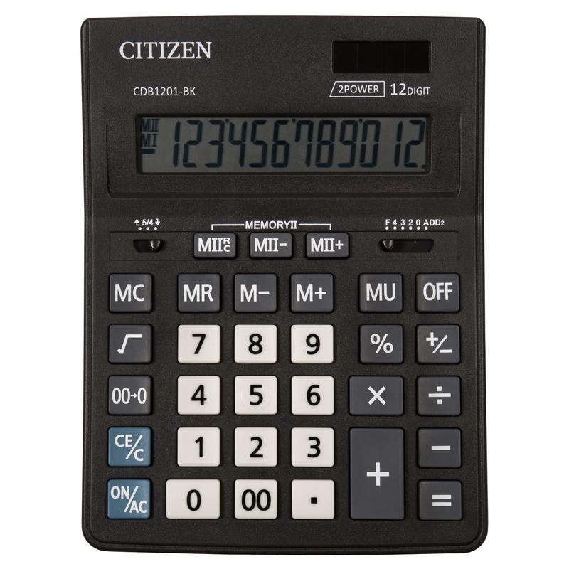 Калькулятор CITIZEN 1201BK (аналогD312)