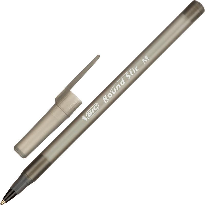 Ручка шариковая BIC Раунд Стик,0,4мм черная (920568)