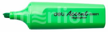 Маркер выделитель DELI Delight 1-5мм,скошенный,зеленный