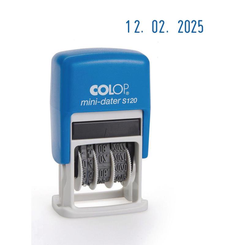 Штамп COLOP датер автоматический мини,S120,3,8мм,(цифры,месяц)(аналог 4810)