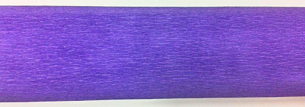 Цветная бумага гофрированная 50*250см. 32г/м фиолетовая 122