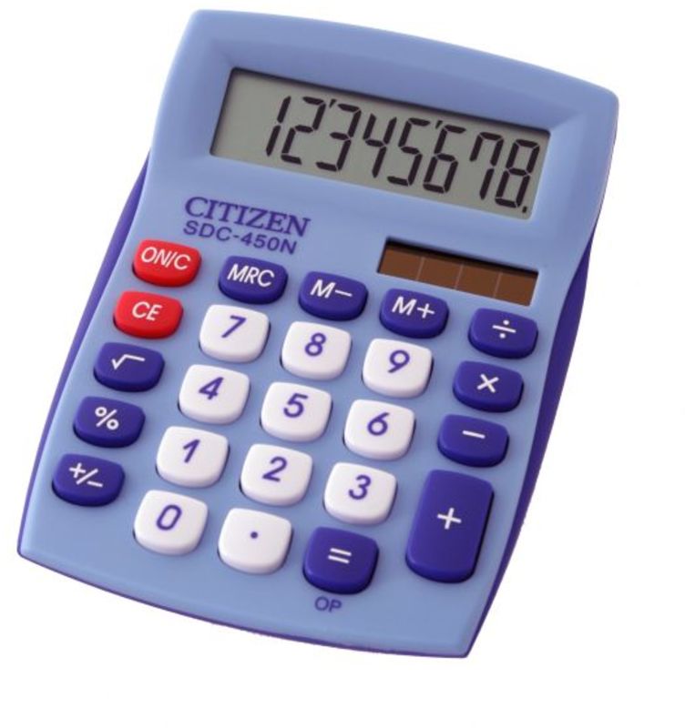 Калькулятор CITIZEN 450 8 разр.(детский)