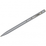 Ручка шариковая LUXOR Sleek 1мм,поворотный механизм,корпус серый мелалик