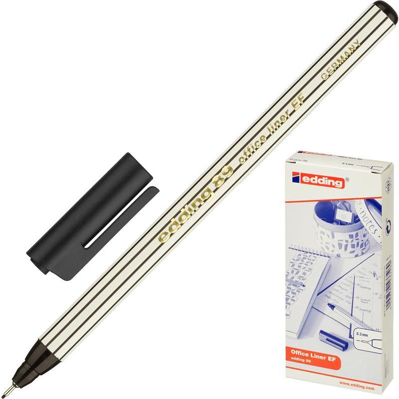 Ручка капиллярная EDDING E-89 0,3мм.черная