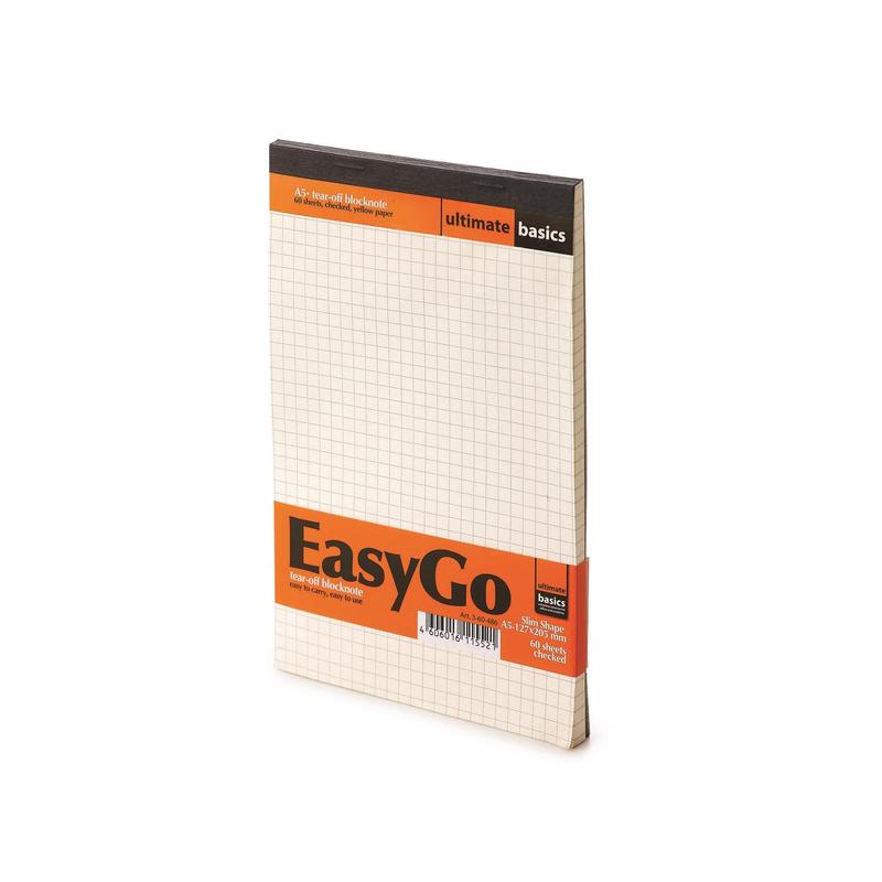 Блокнот на склейке А5 60л  ULTIMATE BASICS EasyGo твердая подложка 3-60-486