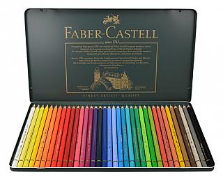 Набор FABER CASTELL Карандаши цветные POLYCHROMOS, 36шт, в металлической коробке,110036
