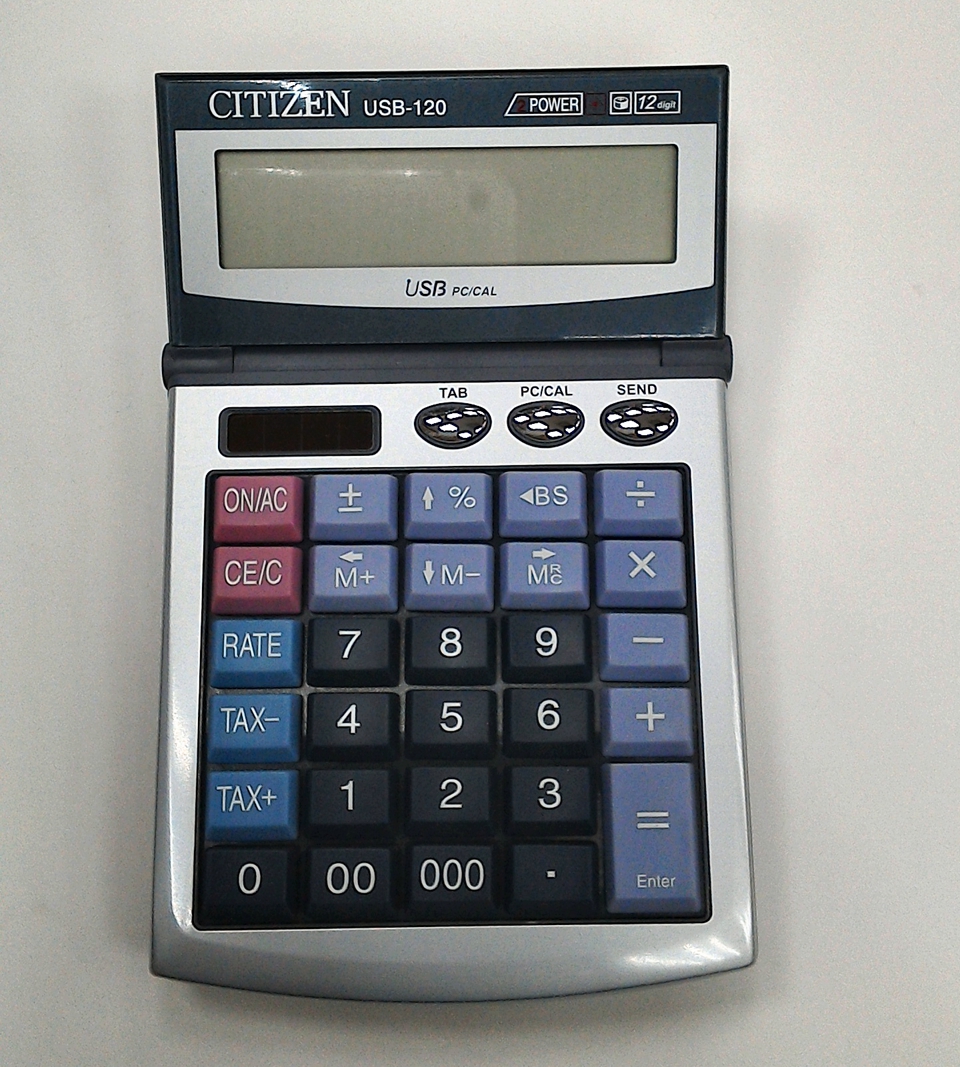 Калькулятор CITIZEN 120-USB 12 разрядов
