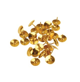Кнопки 100 шт LAMARK 12мм золотистые в картоне