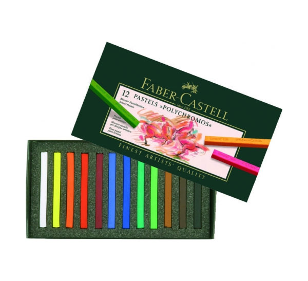 Набор FABER CASTELL Пастель сухая художественная Polychromos 12 цветов128512