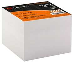 Блок для записей LAMARK 80*80мм 800л,белый в термопленке