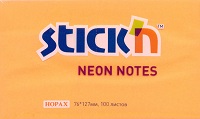 Липкий блок НOPAX 76* 50 100л жёлтый неон-21132