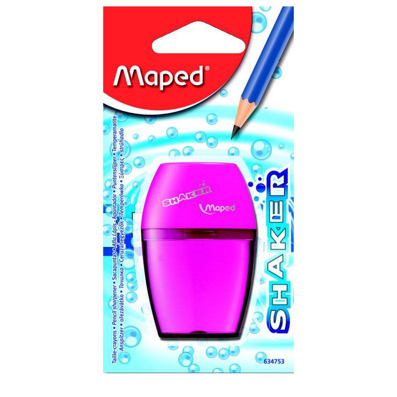 Точилка MAPED Shaker 1 отверстие с контейнером