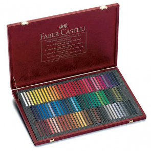 Набор FABER CASTELL Пастель сухая 120шт, в деревянной коробке,128501
