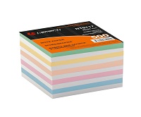Блок для записей LAMARK 90*90мм 500л, цветной,термоусадка