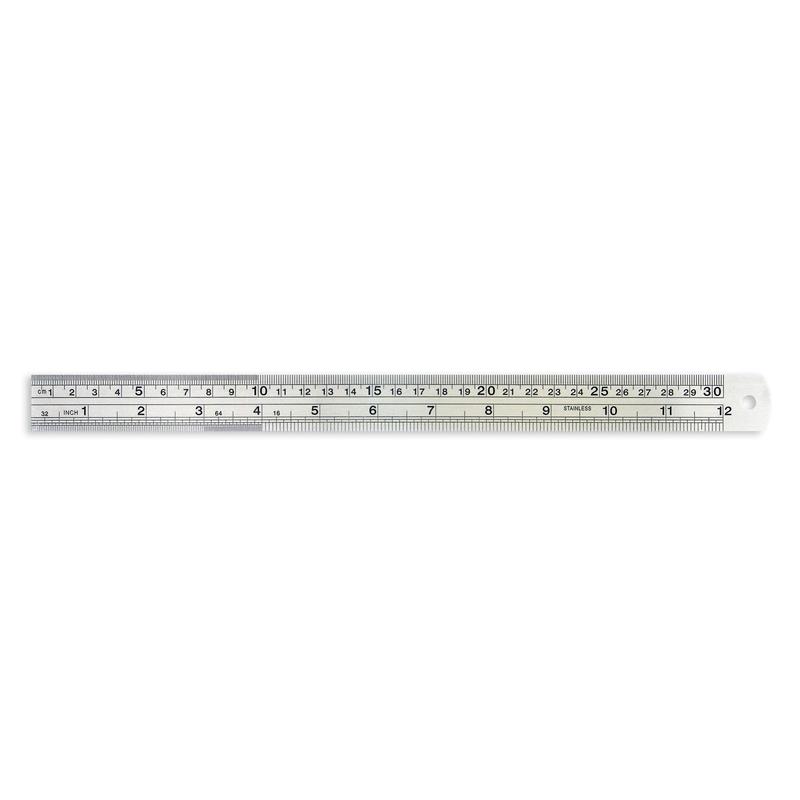 Линейка 30 см металлическая  ATTACHE(чехол)12*1
