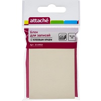 Липкий блок ATTACHE 51*76100л желтый