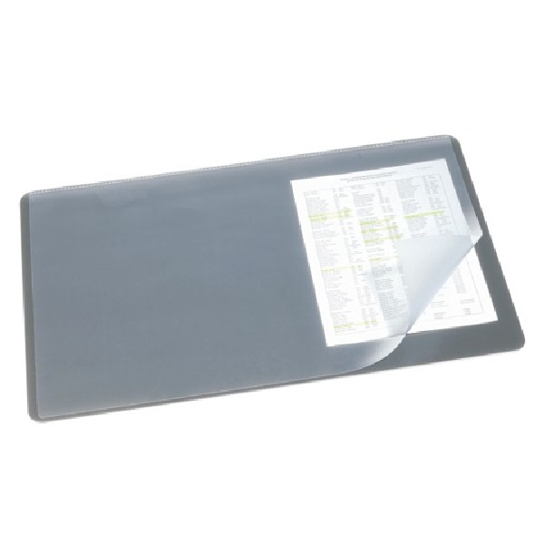 Настольное покрытие DURABLE 40*53см прозрачный верх,серая основа -7202-10