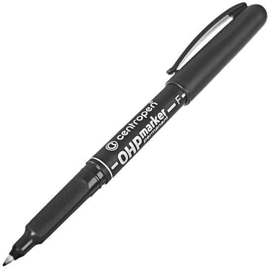 Маркер перманентный CENTROPEN OHP 0,6мм 2636 F черный 
