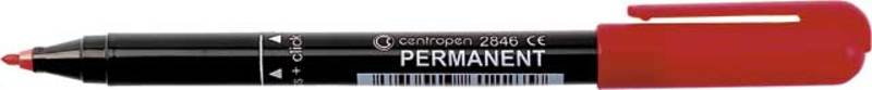 Маркер перманентный CENTROPEN 1мм 2846 М красный