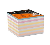 Блок для записей LAMARK 80*80мм 750л,цветной в термопленке