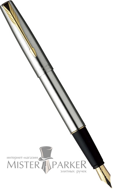 Ручка перьевая PARKER Frontier F12 Сталь/Gold S0685190