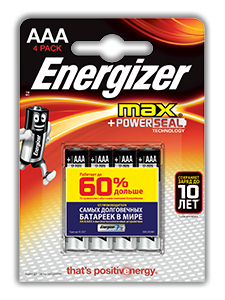 Батарейка LR03 ААА ENERGIZER мизинчиковые