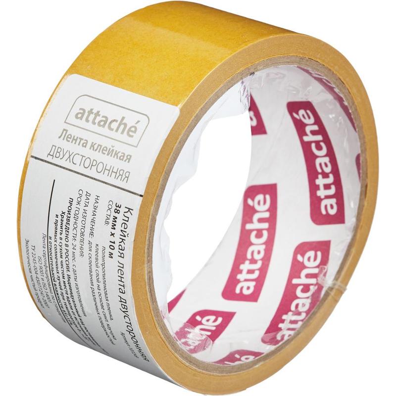 Клейкая лента двусторонняя 80 мкр. 38*10 м VelcoPROFF