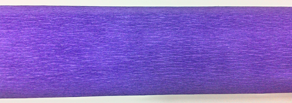 Цветная бумага гофрированная 50*250см. 32г/м фиолетовая 122