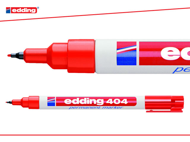 Маркер перманентный EDDING Е-404 красный
