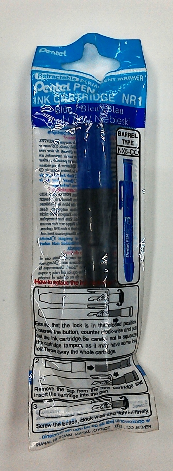 Маркер-Картридж сменный PENTEL NX5