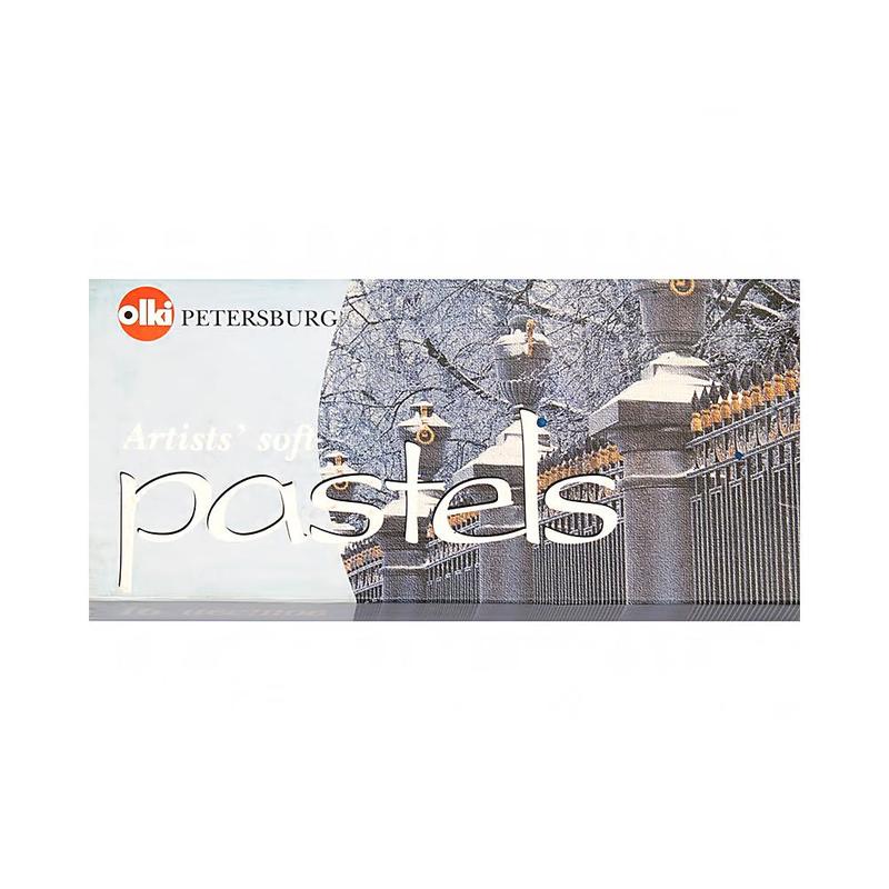 Пастель сухая 16 цветов OLKI SOFT Графика N15 арт212
