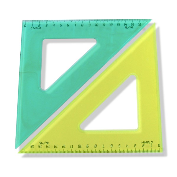 Треугольник СTAMM,NEON Cristal 45*160 флюор.прозр, ТК-57