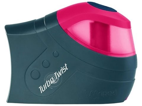 Точилка MAPED Turbo Twist электрическая,1 отверстие съёмный контейнер(без батареек)